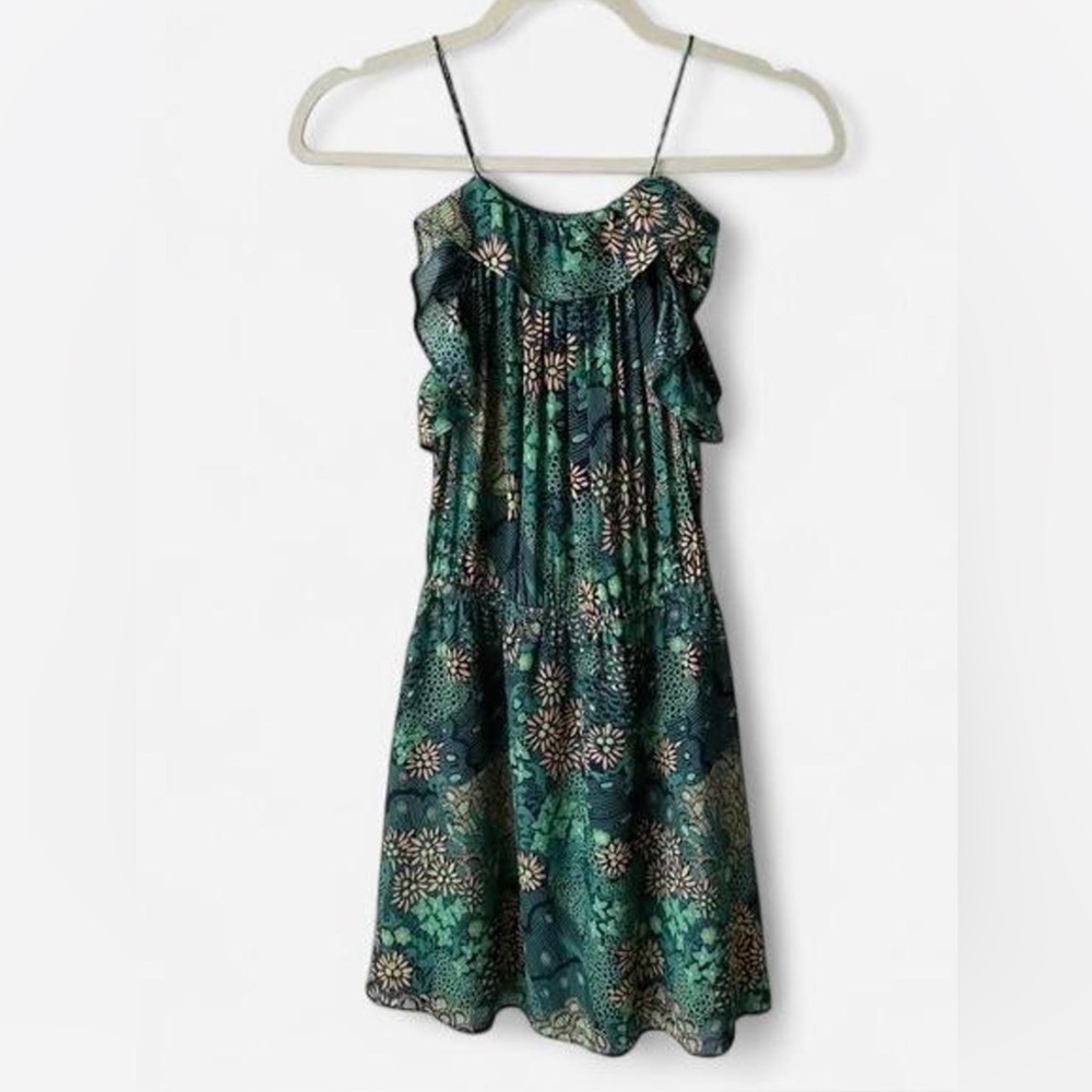 Scotch & Soda Paradise Cove Green Floral Dress